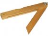 Dřevěný úhelník pro přenášení úhlů 0°- 340° - 300x35x24 mm